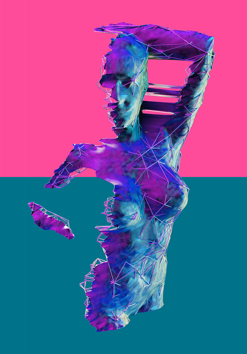 Artwork “Interlace Sunset”